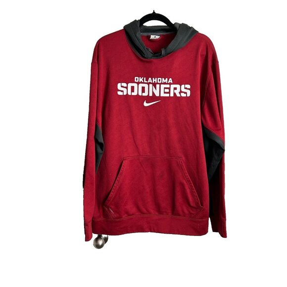 Oklahoma Sooners Nike OU Red Hoodie XL - Picture 1 of 11
